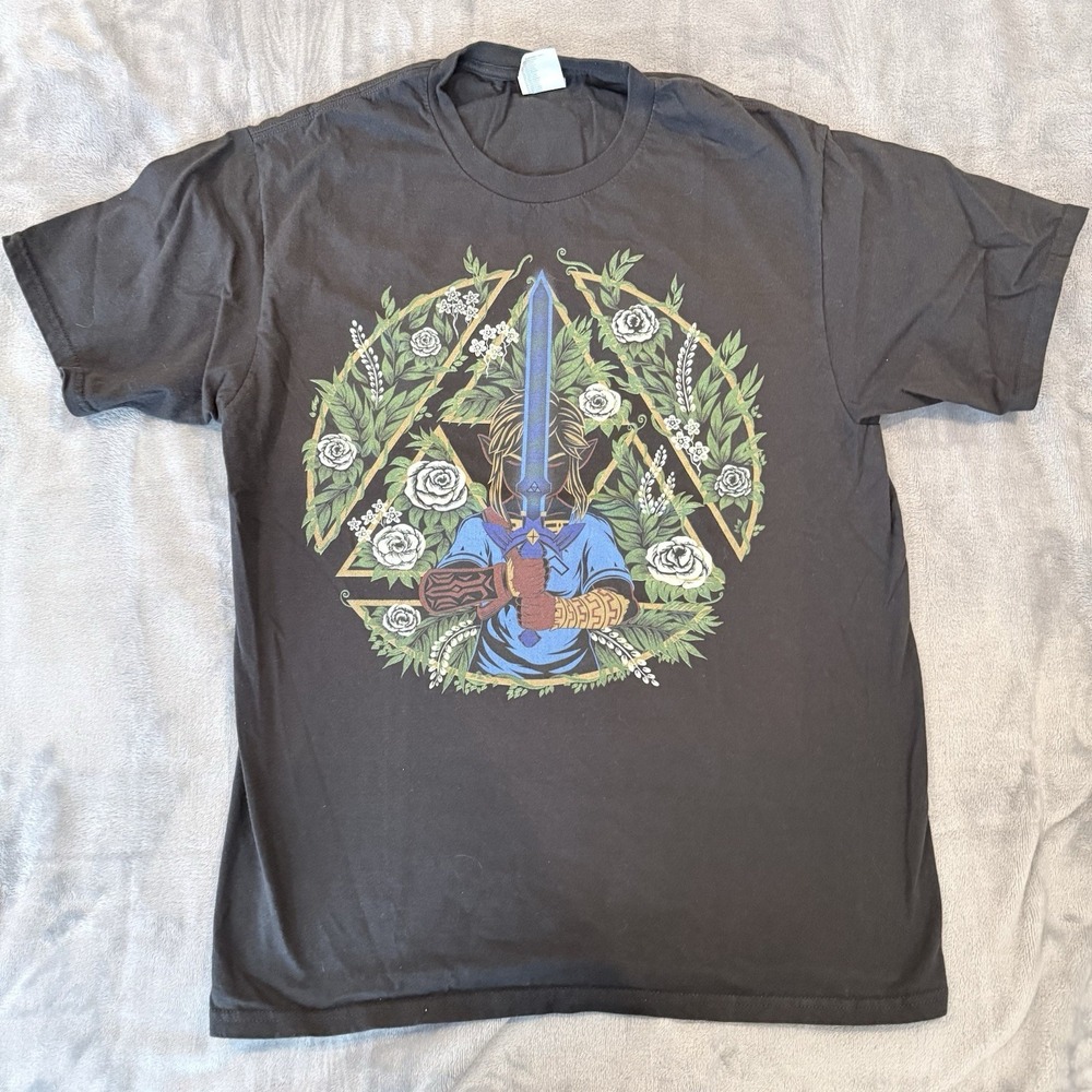 Lot 10 Mens M Video Game Graphic T Shirts Nintendo Zelda Mario Pokemon Shirt Lot - Picture 15 of 16